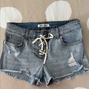 Billabong Women's Blue Denim Shorts